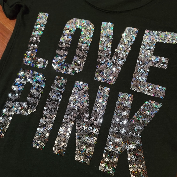 VS PINK NWOT bling shirt - Picture 2 of 2